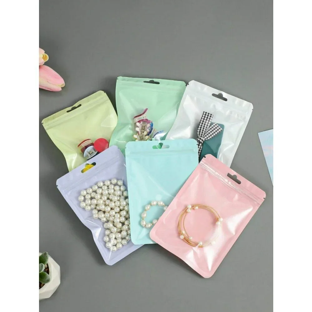 48 pc Pack Mix Color Macaron Multicolor Closure Packing Bags For Gift